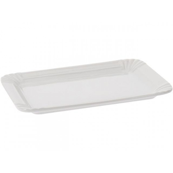Platou din portelan 26X18.5cm EH, alb Platou din portelan 26X18.5cm EH, alb