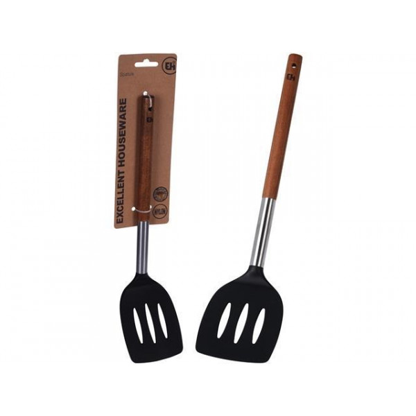 Lopatica cu gauri EH 34cm, nailon, maner din lemn Lopatica cu gauri EH 34cm, nailon, maner din lemn