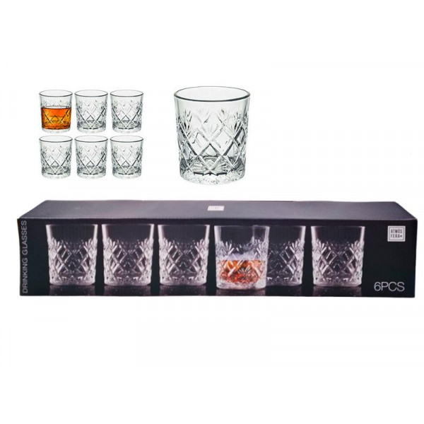Set pahare EH 6buc, 230ml, 9cm, din cristal