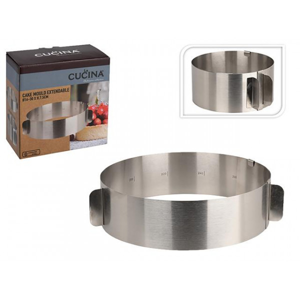 Forma culinara Cucina D16-30cm, H7.5cm, inox Forma culinara Cucina D16-30cm, H7.5cm, inox