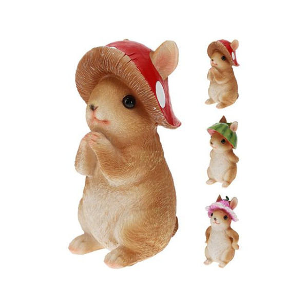 Статуэтка "Кролик в шляпке" 16cm Статуэтка "Кролик в шляпке" 16cm