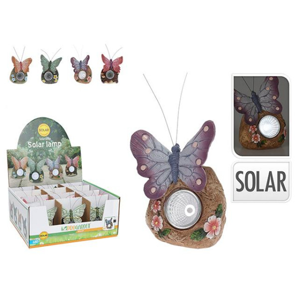 Фонарь солнечный "Бабочка" ProGarden 9Х11cm Фонарь солнечный "Бабочка" ProGarden 9Х11cm