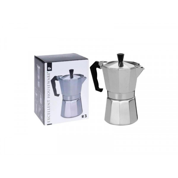 Ibric de cafea pentru 3 cani EH din aluminiu Ibric de cafea pentru 3 cani EH din aluminiu