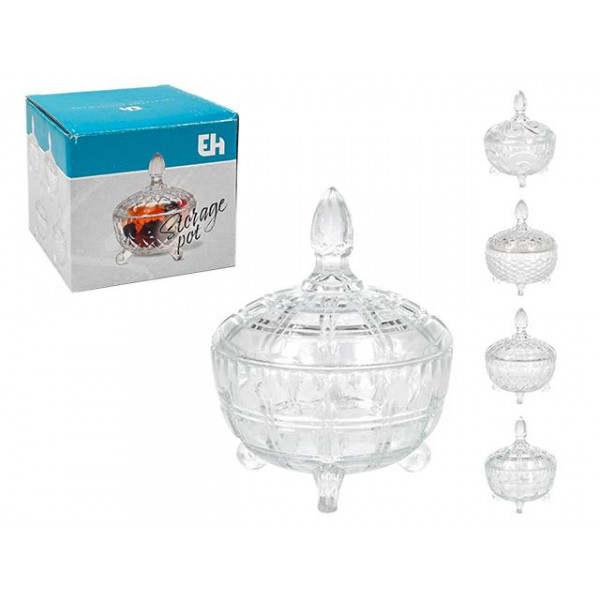 Bomboniera EH Riple 200ml D10X12.5cm, sticla Bomboniera EH Riple 200ml D10X12.5cm, sticla
