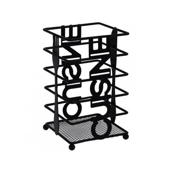 Uscator pentru tacamuri Cuisine 16.5Х10.4Х10.4сm, metal, negru Uscator pentru tacamuri Cuisine 16.5Х10.4Х10.4сm, metal, negru
