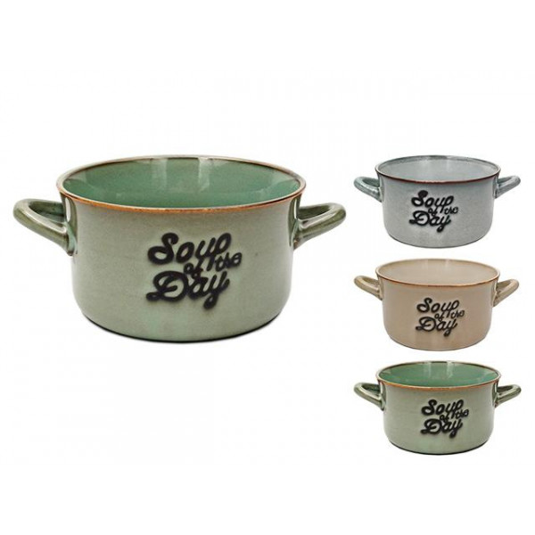 Чашка D13.5сm для супа Soup Day, две ручки Чашка D13.5сm для супа Soup Day, две ручки