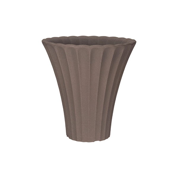 Ghiveci pentru flori din plastic "Lalea" D40X42cm, cafeniu Ghiveci pentru flori din plastic "Lalea" D40X42cm, cafeniu