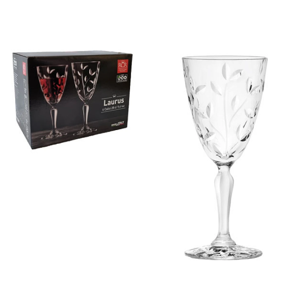 Set 6 pocale pentru vin Laurus, 280ml Set 6 pocale pentru vin Laurus, 280ml