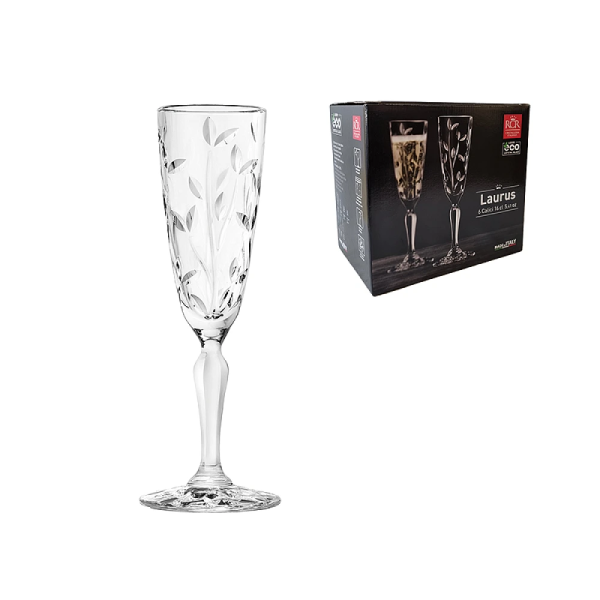Set 6 pahare pentru sampanie Laurus, 160ml Set 6 pahare pentru sampanie Laurus, 160ml