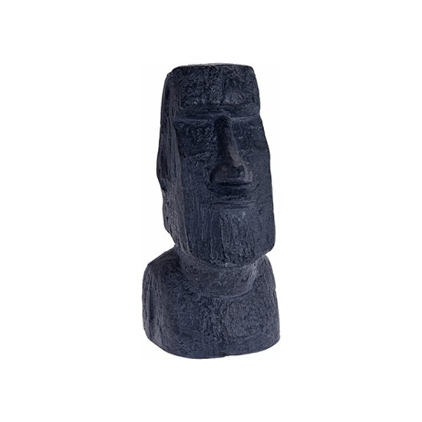 Statuie "Figura Moai" 40X20cm, ceramica, neagra