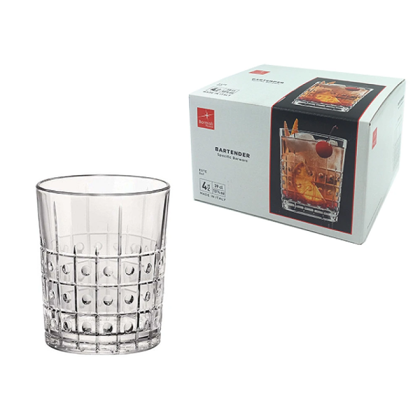 Set 4 pahare whisky tip Tumbler Bartender 390ml Set 4 pahare whisky tip Tumbler Bartender 390ml