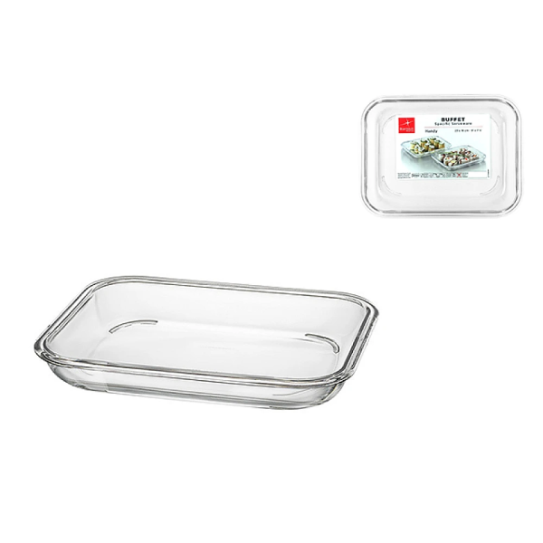 Recipient de servire din sticla Buffet Handy 23X18cm Recipient de servire din sticla Buffet Handy 23X18cm