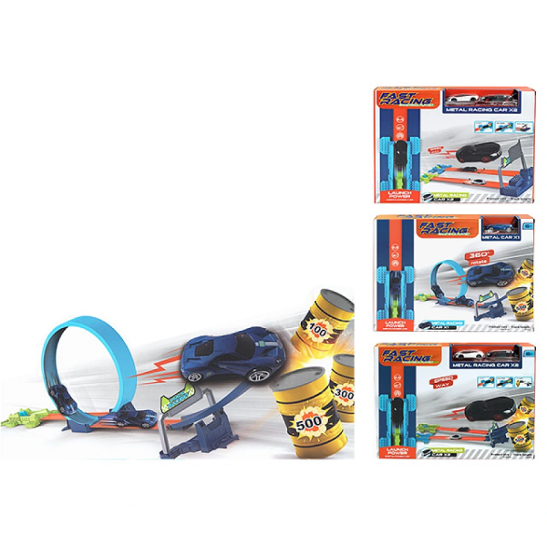 Set pista pentru masini de curse 3 tipuri Set pista pentru masini de curse 3 tipuri
