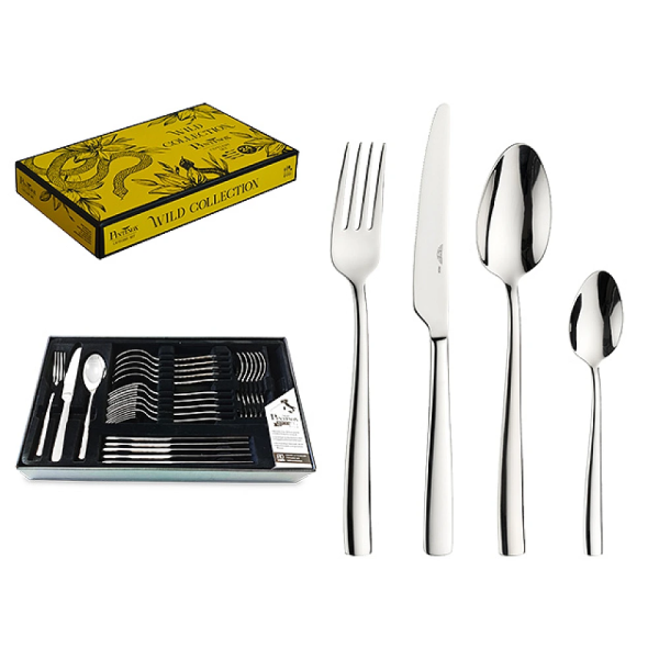 Set de tacâmuri Pinti Tiger 24buc, inox Set de tacâmuri Pinti Tiger 24buc, inox