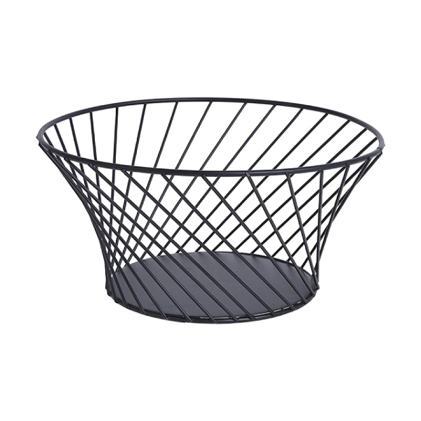 Suport pentru fructe EH "Ace" 26cm, H16cm, metal negru Suport pentru fructe EH "Ace" 26cm, H16cm, metal negru
