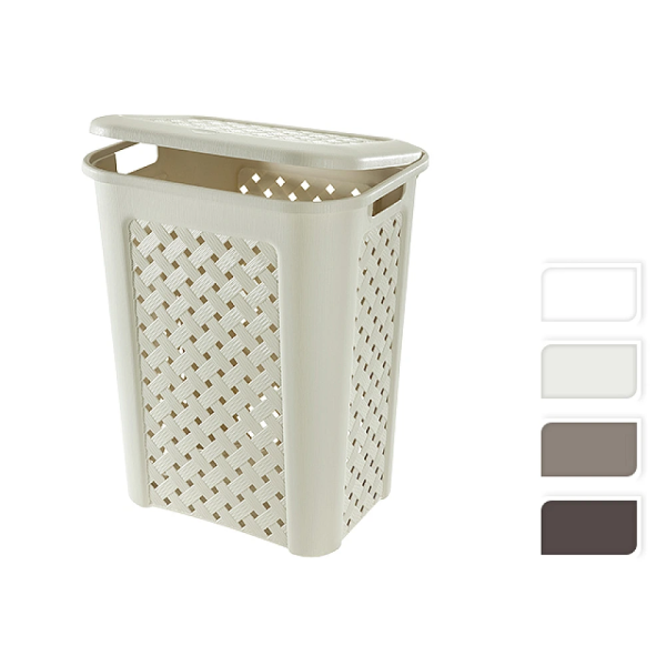 Cos pentru rufe cu capac Arianna 30l, 37.5X27.5X47cm Cos pentru rufe cu capac Arianna 30l, 37.5X27.5X47cm