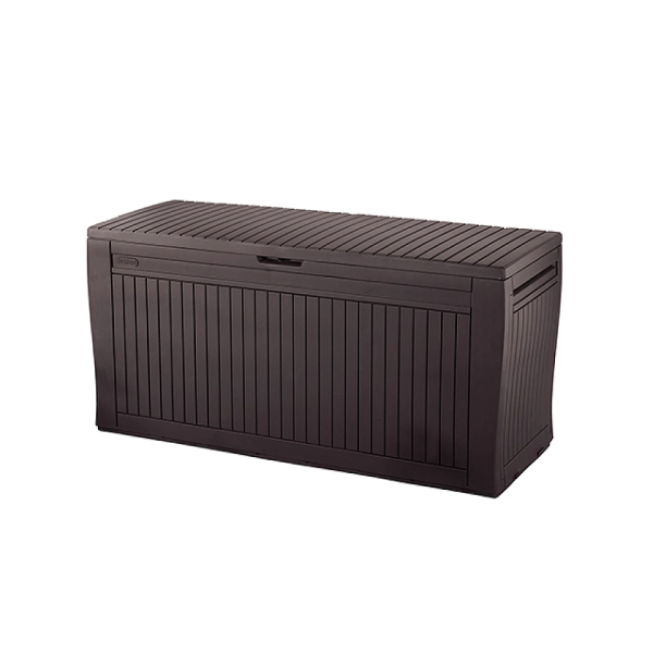 Сундук для хранения Keter Comfy 270l, 117X45X57cm, коричневый Сундук для хранения Keter Comfy 270l, 117X45X57cm, коричневый
