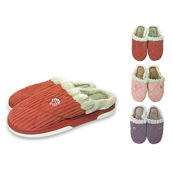 Papuci de casa unisex matlasate "Frunza" (m.36-45)
