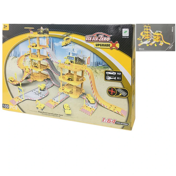 Паркинг "Urban" 1:64, 100ед многоуровневый