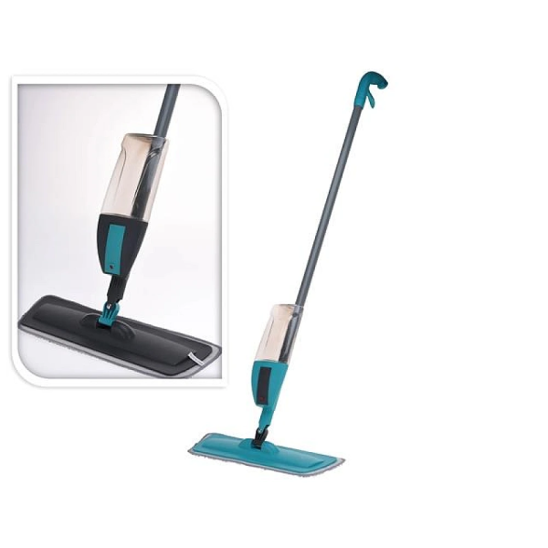 Mop plat Ultra Clean, duza microfibra, 140X35X10cm, si pulverizator 300ml Mop plat Ultra Clean, duza microfibra, 140X35X10cm, si pulverizator 300ml