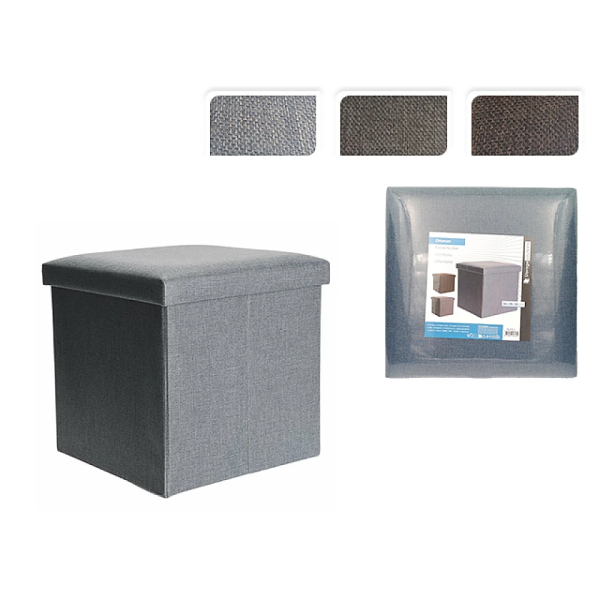 Табурет-ящик для хранения Storage Solutions 38X38X38cm, 2kg,, полиэстер Табурет-ящик для хранения Storage Solutions 38X38X38cm, 2kg,, полиэстер