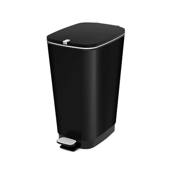 Ведро для мусора с педалью Chic Bin L, 29X45XH61cm, черное Ведро для мусора с педалью Chic Bin L, 29X45XH61cm, черное