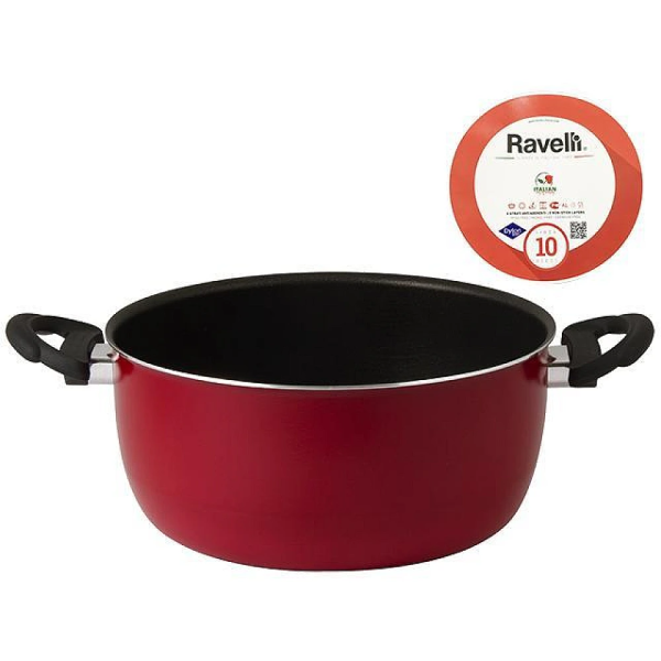 Кастрюля Ravelli N10, 24см, 5.5л Кастрюля Ravelli N10, 24см, 5.5л
