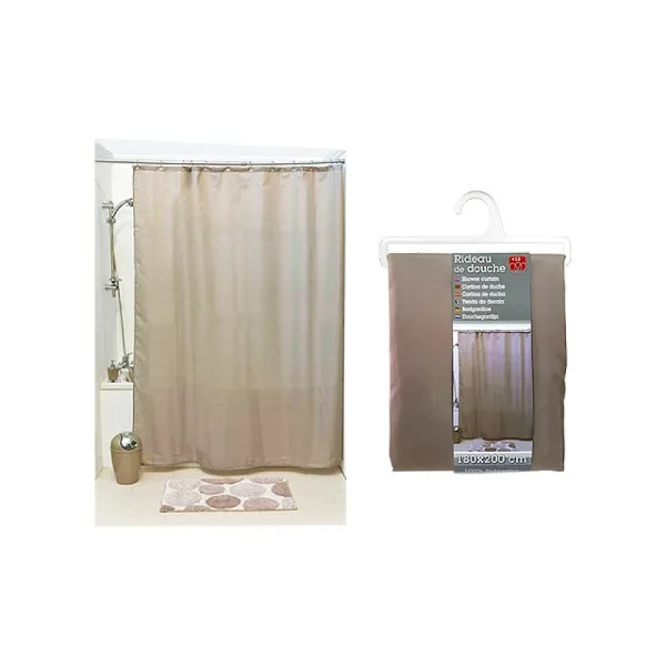 Perdea pentru dus 180X200cm Tendance Kukica bej, poliester Perdea pentru dus 180X200cm Tendance Kukica bej, poliester