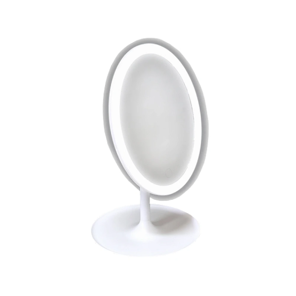 Зеркало настольное овальное LED Tendance, белое Зеркало настольное овальное LED Tendance, белое