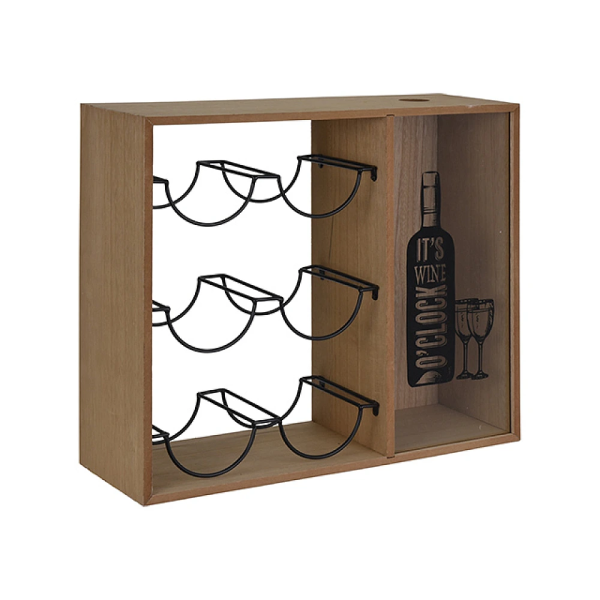Подставка на 6 бутылок+ коллектор пробок 40X35X15cm Подставка на 6 бутылок+ коллектор пробок 40X35X15cm