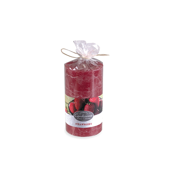 Lumanare aromatizata Decor 14X7cm, 60ore, Capsuna Lumanare aromatizata Decor 14X7cm, 60ore, Capsuna