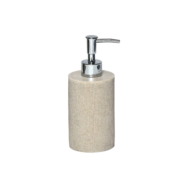 Диспенсер для мыла Tendance "Камень натуральный" 310ml D7.3cm, полирезин Диспенсер для мыла Tendance "Камень натуральный" 310ml D7.3cm, полирезин