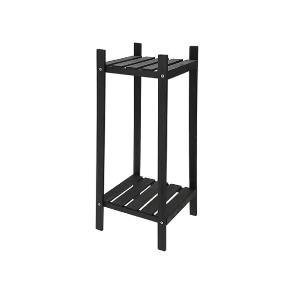 Этажерка 2 уровня 30X30X66cm, дерево, черный Этажерка 2 уровня 30X30X66cm, дерево, черный