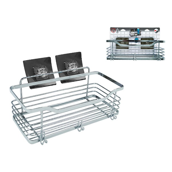 Cos autoadeziv Tendance 15.5X16.5X31cm, crom Cos autoadeziv Tendance 15.5X16.5X31cm, crom