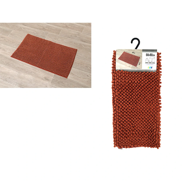 Covoras pentru baie 50X80cm Tendance roscat, microfibra Covoras pentru baie 50X80cm Tendance roscat, microfibra
