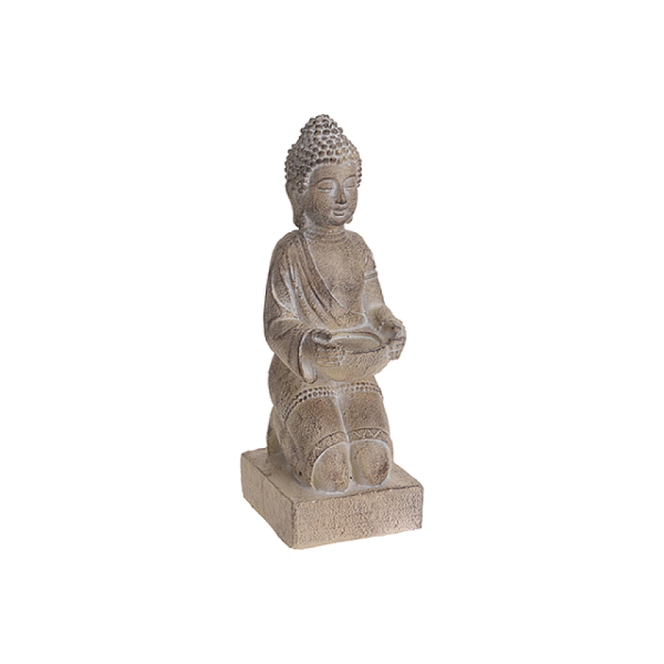 Statuie "Buddha in genunchi" 42.5cm, ceramica, bej Statuie "Buddha in genunchi" 42.5cm, ceramica, bej