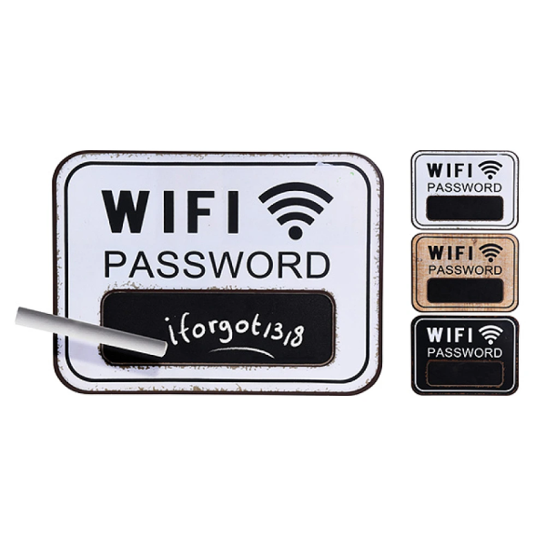 Tablita informativa "Parola WIFI" 39X29cm Tablita informativa "Parola WIFI" 39X29cm