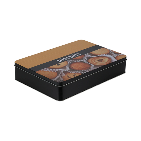 Коробка металлическая EH 26X19X5см "Печенье", прямоугольная Коробка металлическая EH 26X19X5см "Печенье", прямоугольная