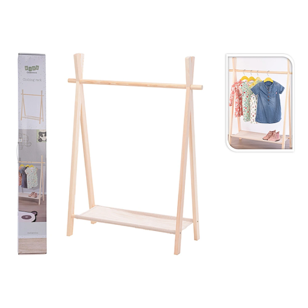 Вешалка-перекладина на ножках 80X30X100cm Kids, дерево,детск Вешалка-перекладина на ножках 80X30X100cm Kids, дерево,детск