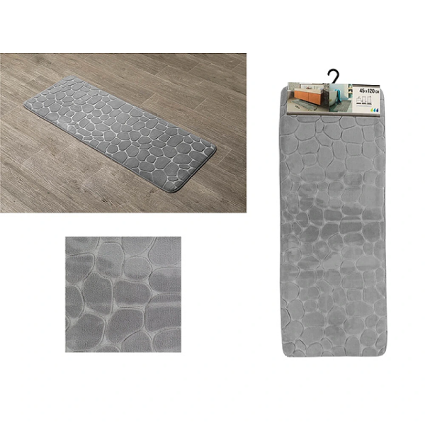Covoras pentru baie 45Х120cm Tendance, gri, microfibra Covoras pentru baie 45Х120cm Tendance, gri, microfibra