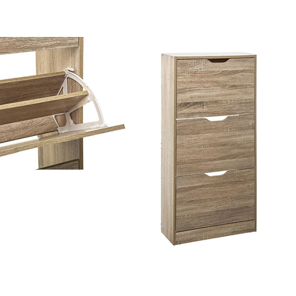 Dulap pentru incaltaminte 3 sectiuni Five 60X23X119cm, nature Dulap pentru incaltaminte 3 sectiuni Five 60X23X119cm, nature