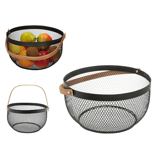 Корзина для фруктов Five D26.5X14.5см, металл, с ручкой Корзина для фруктов Five D26.5X14.5см, металл, с ручкой