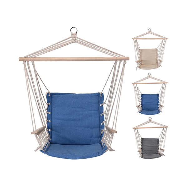 Hamac tip scaun brazilian suspendabil 100X53cm, max 120kg, textil