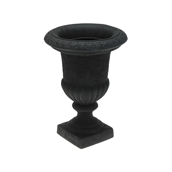 Ghiveci pentru flori din plastic "Vază" D37.5cm, H52.5cm, negru