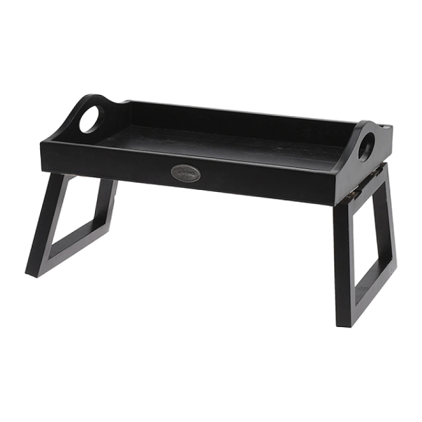 Masa de servire 30X20X18cm, neagra, lemn, cu picioare pliabile Masa de servire 30X20X18cm, neagra, lemn, cu picioare pliabile