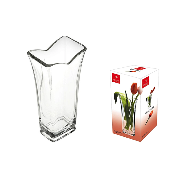 Vaza din sticla Vinciana 23cm Vaza din sticla Vinciana 23cm
