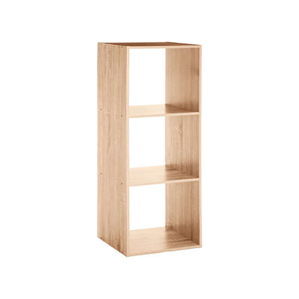 Modul de mobila 34.5X32X100.5cm Five, 3 rafturi, natural