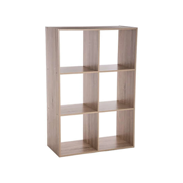 Модуль мебельный 67.5X32X100.5cm Five, 6 полок, натуральный Модуль мебельный 67.5X32X100.5cm Five, 6 полок, натуральный