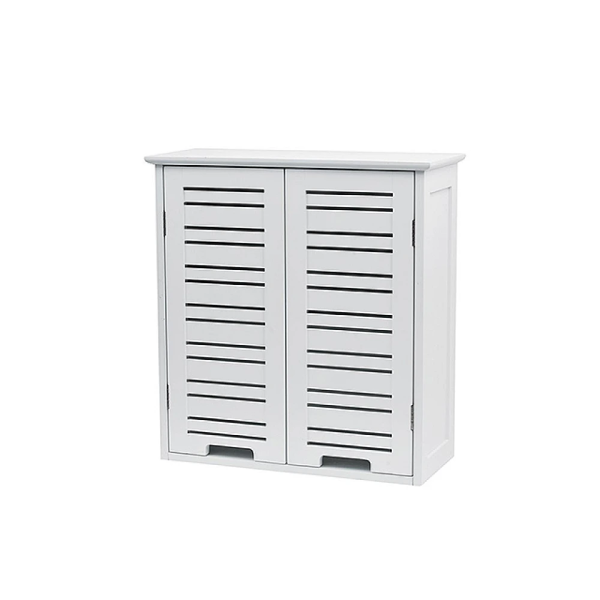 Шкаф настенный 52X22X53.5cmTendance Miami, 2 двери, МДФ, белый Шкаф настенный 52X22X53.5cmTendance Miami, 2 двери, МДФ, белый