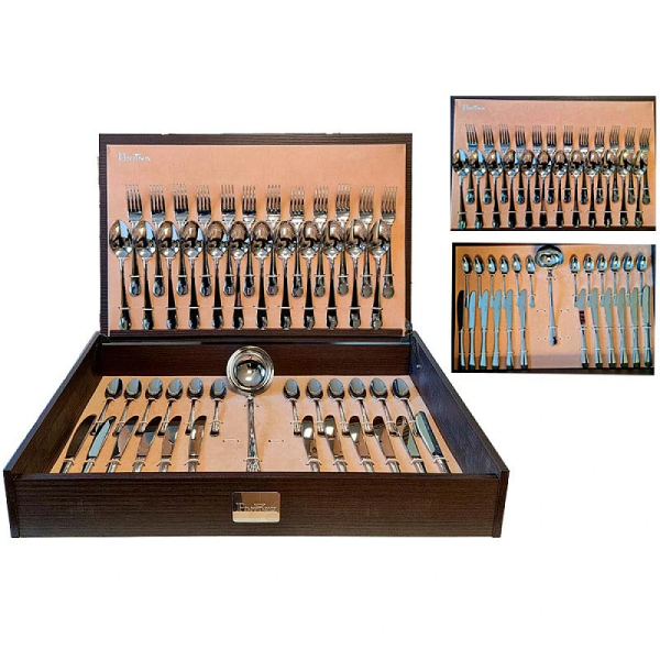 Set 49 de tacâmuri Pinti Stresa, inox Set 49 de tacâmuri Pinti Stresa, inox